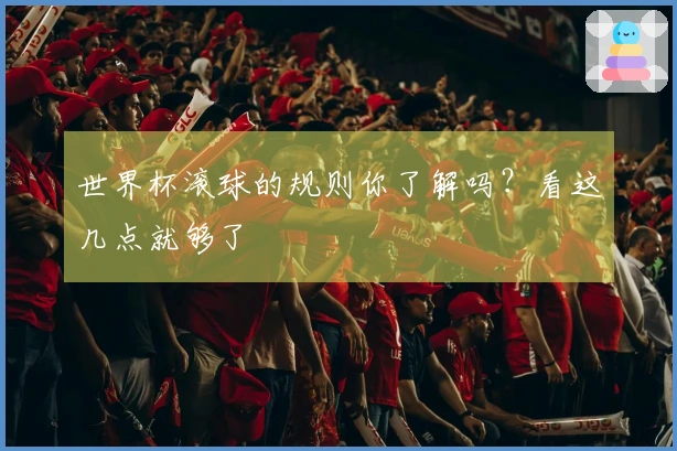 世界杯滚球的规则你了解吗？看这几点就够了